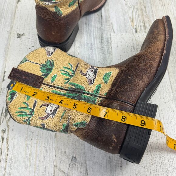 Ariat Kids Round Up Wide Square Toe Western Boot (Little Kid/Big Kid)a size 3 - Picture 9 of 10